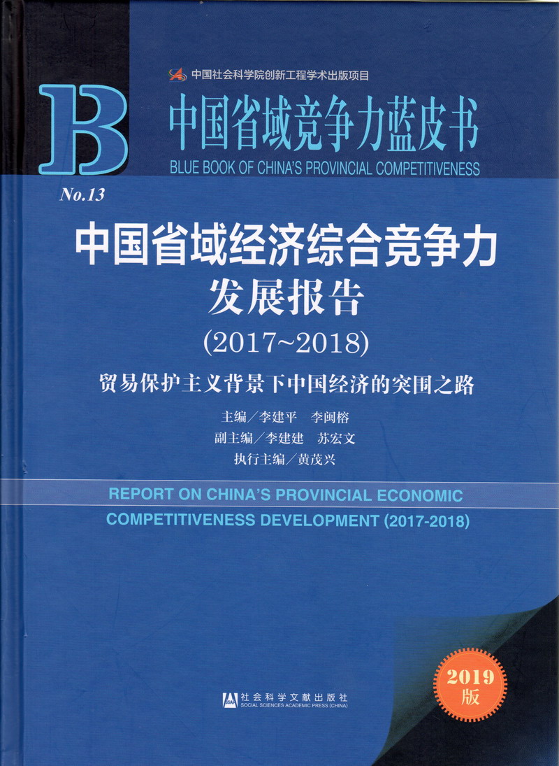 操逼真好中国省域经济综合竞争力发展报告（2017-2018）